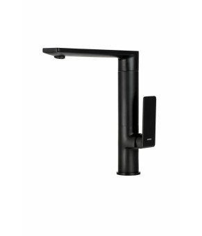 Смеситель для кухни Corsan TRINO BLACK MATT черный з подвижным носиком