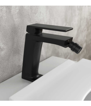 Смеситель для биде Corsan TRINO BLACK черный