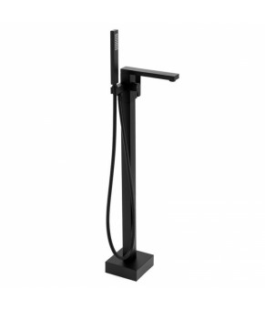 Смеситель для ванны Yoka GAPPO 98 BLACK MATT черный напольный