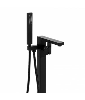 Смеситель для ванны Yoka GAPPO 98 BLACK MATT черный напольный