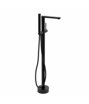 Смеситель для ванны Yoka ASPEN BLACK черный напольный