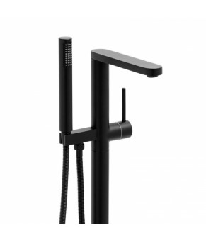Смеситель для ванны Yoka ASPEN BLACK черный напольный