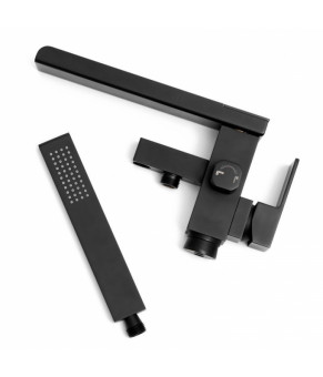 Смеситель для ванны Yoka ROMA BLACK MATT черный напольный