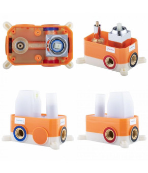 Душевой гарнитур скрытого монтажа Yoka Dual 25 CHROM + BOX хром