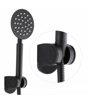 Душевой гарнитур скрытого монтажа Yoka STUDIO BLACK + BOX черный