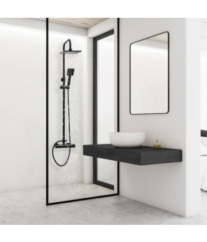 Душевой гарнитур Yoka FLOVA 20 BLACK черный
