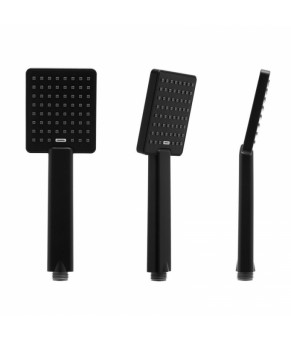 Душевой гарнитур Yoka FLOVA 25 BLACK черный с термостатом
