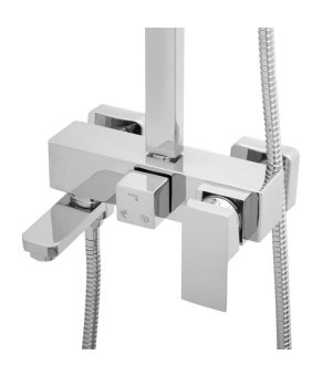 Душевой гарнитур Yoka CUBE 30 CHROM хром с изливом