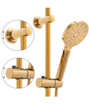 Душевой гарнитур Yoka DUBAJ 23 GOLD золотой