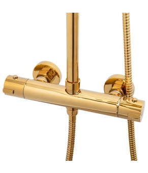 Душевой гарнитур Yoka OMAN 25 THERM L.GOLD золотой