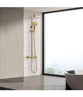 Душевой гарнитур Yoka OMAN 25 THERM L.GOLD золотой