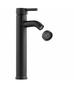 Смеситель для раковины (умывальника) Yoka SPA 36 BLACK черний высокий