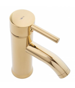 Смеситель для раковины (умывальника) Yoka SPA 24 GOLD золотой низкий