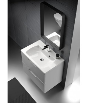 Зеркало Ravak Strip 800х700 черное X000001571