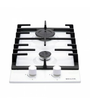 Поверхность газовая Domino на металле WEILOR GM 306 WH