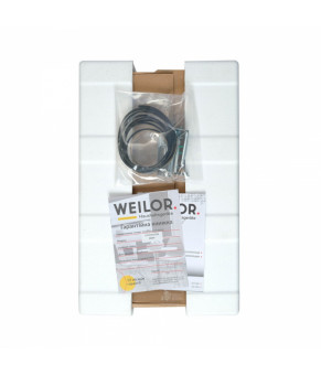 Поверхность газовая Domino на металле WEILOR GM 306 WH