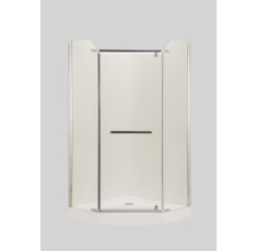 купити недорого Душевая кабина AquaStream Premium 90 LМ Pentagon матовая 18609