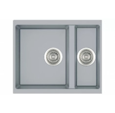 купити недорого Кухонная мойка Fabiano Quadro 56x46x15 Grey Metallic 8221.301.0787