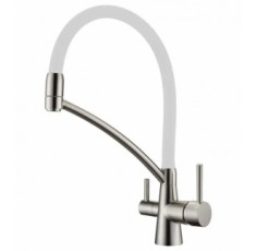 купити недорого Смеситель Fabiano FKM 31.10 Inox White 8231.403.0059