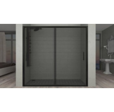 купить недорого Душевая дверь Aquanil Carmen Black Dark 140х190 стекло тонированное