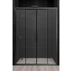 купить недорого Душові двері Aquanil Trend Black 160х190 скло прозоре