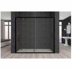купить недорого Душові двері Aquanil Carmen Black 120х190 скло прозоре