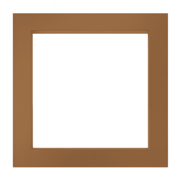 Сушка для рушників Genesis-Aqua Simple 50x50 см Охра коричнева