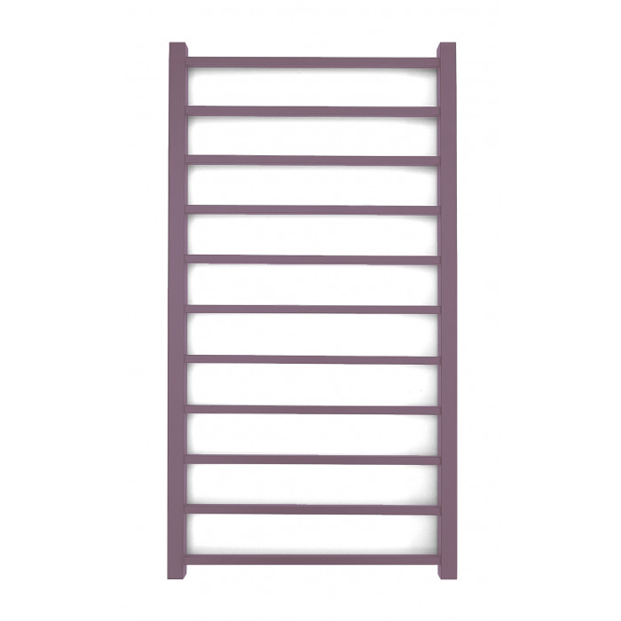Водяной полотенцесушитель Genesis-Aqua Flat 120x53 см Красно-сиреневый