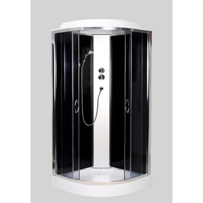 Гидромассажный бокс Aquastream GLS 90 Black Low 18548