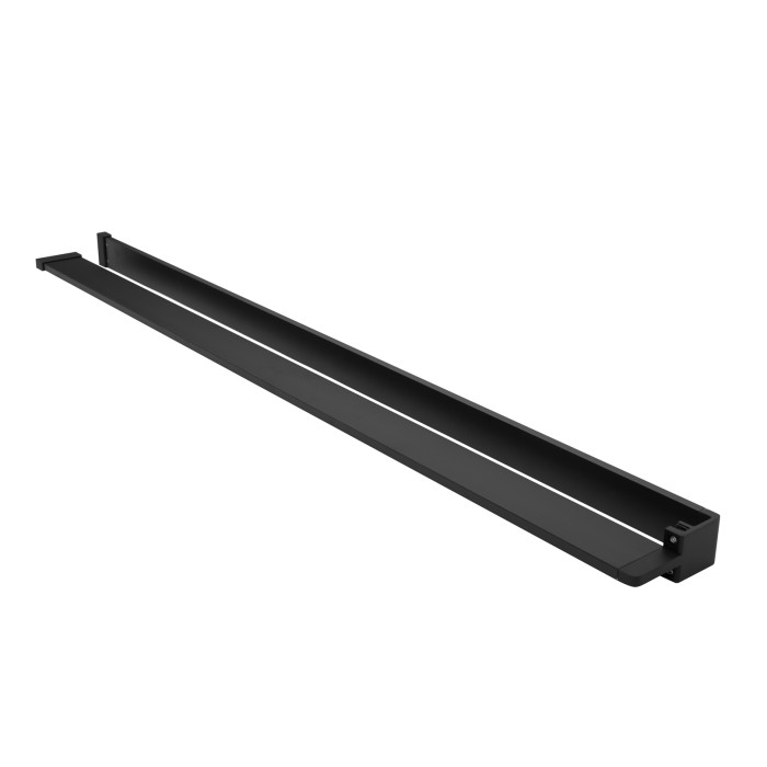 Полиця Rea EVO BLACK на душову стінку