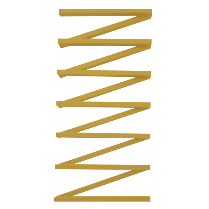 Водяний сушка для рушників Genesis-Aqua ZigZag 100x53 см Лимонно-жовтий