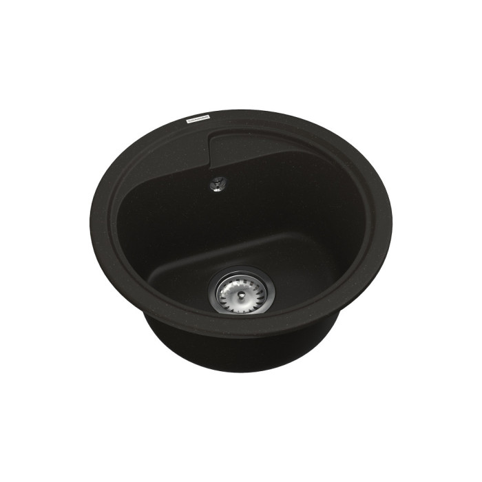 Кухонна мийка VANKOR Polo PMR 01.45 Black + сифон VANKOR