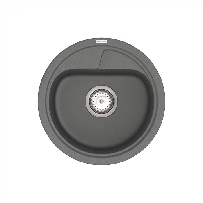 Кухонна мийка VANKOR Polo PMR 01.45 Gray + сифон VANKOR