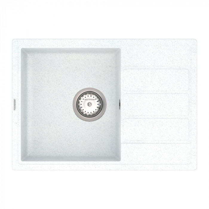 Кухонна мийка VANKOR Easy EMP 02.62 White Stone