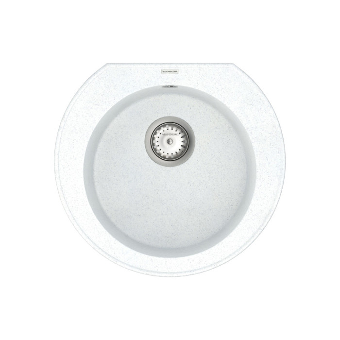 Кухонна мийка Vankor Kres KMR 01.52 White Stone