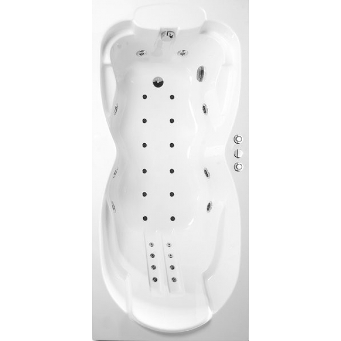 Ванна з гідромасажем Ravak Viola Base VB0001 Хром