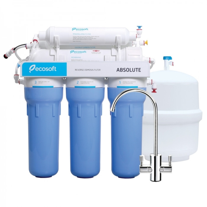 Фильтр обратного осмоса Ecosoft Absolute 6-50 с минерализатором MO650MECO