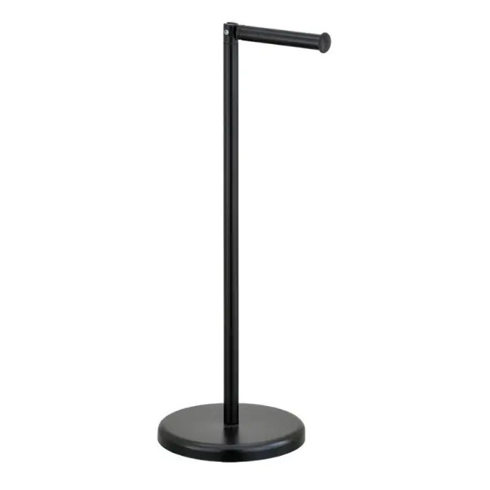 Стойка держатель для туалетной бумаги Yoka SP5 BLACK черная
