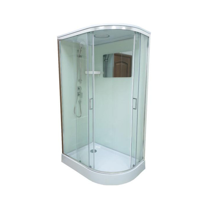 Душевой бокс Veronis 120x80 (профиль - хром, стекло - прозрачное) BN-3-120 (L)