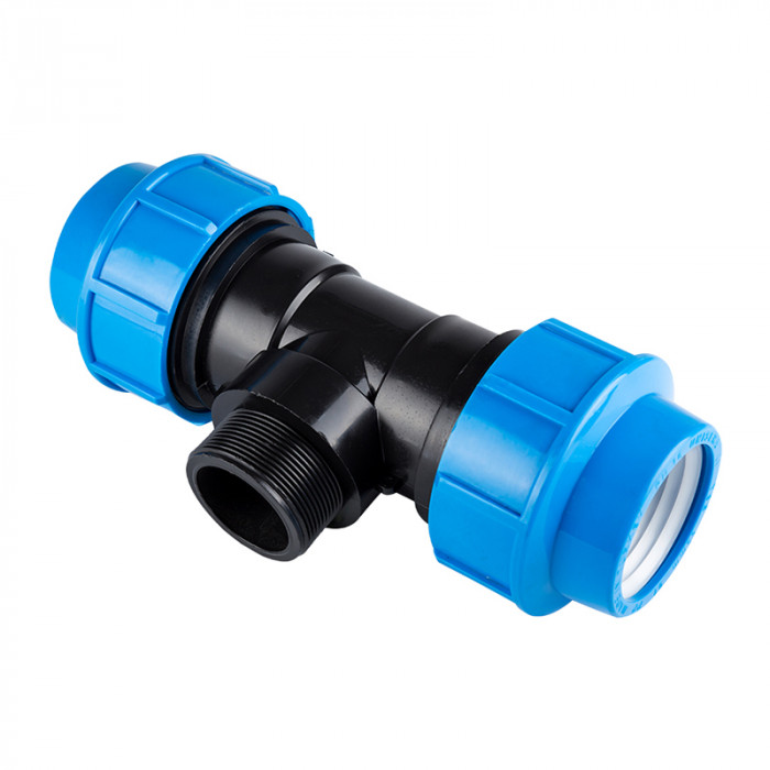 Трійник із зовнішнім різьбленням 25x3/4 Unisera 1903