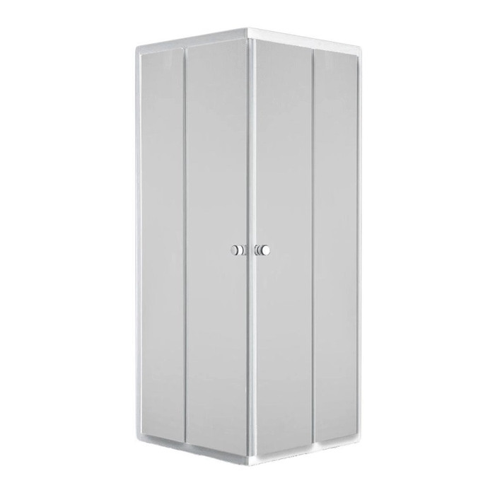 Душевая кабина 90*90 раздвижная без поддона RJ VELUM 90RZ082 матовая квадратная