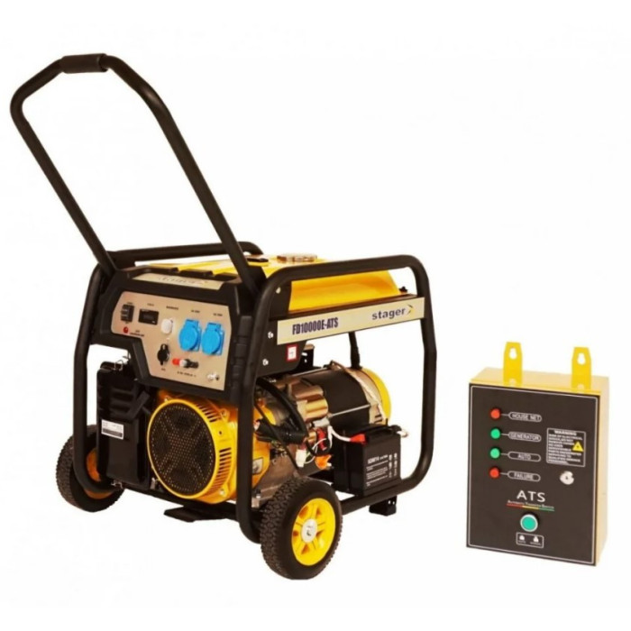 Бензиновый генератор STAGER FD 10000E + ATS [8.5 кВт]