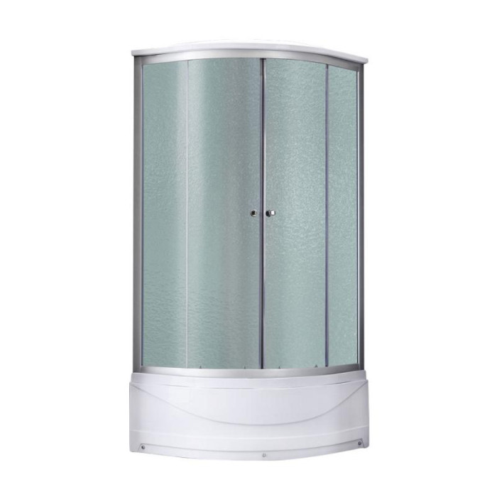 Гидромассажный бокс Lidz Tani SBM90x90.SAT.HIGH.FR, высокий поддон, стекло Frost 4мм + стенки WHI