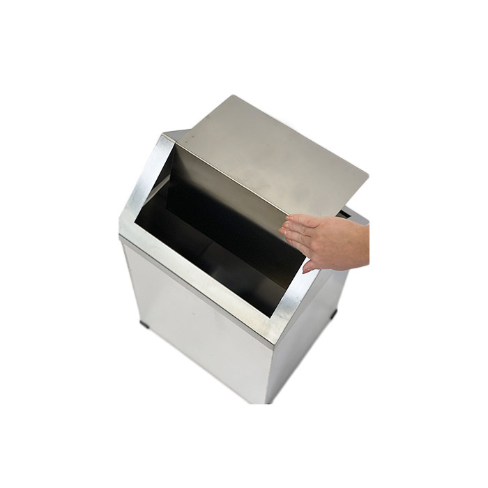 Прямокутне відро для сміття з поворотною кришкою Maxiflow 80 L, 30x35x90 cm 4508.3089S.430.80