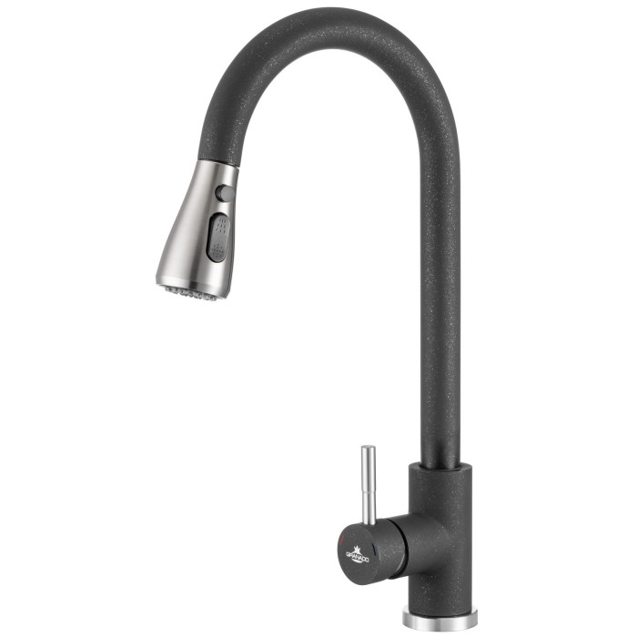 Змішувач GRANADO Campo LUX Black shine (gz0501L)