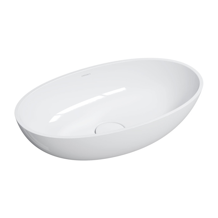 Умивальник Omnires Shell 60x35 white (SHELLUNBP)