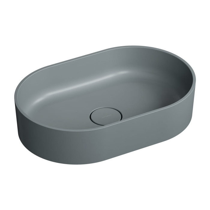 Умивальник Omnires Ovo 55x36 ash gray (OVOUNAG)