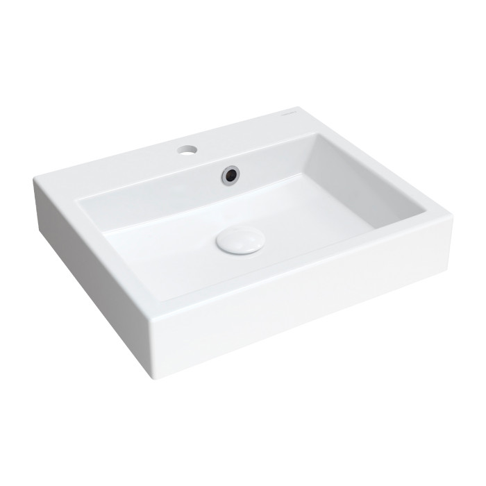Умивальник Omnires Thasos 42x50 white (THASOS500ZPBP)