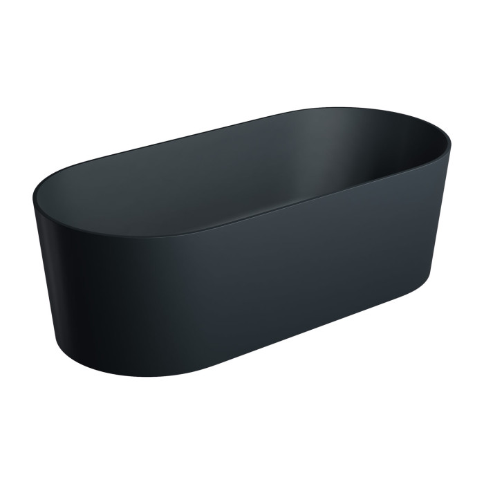 Ванна Omnires Ovo 160x75 black lava (OVOWWBLV)