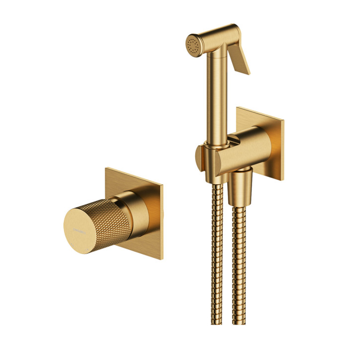 Гігієнічний набір Omnires Contour brushed gold (SYSCTBI1GLB)